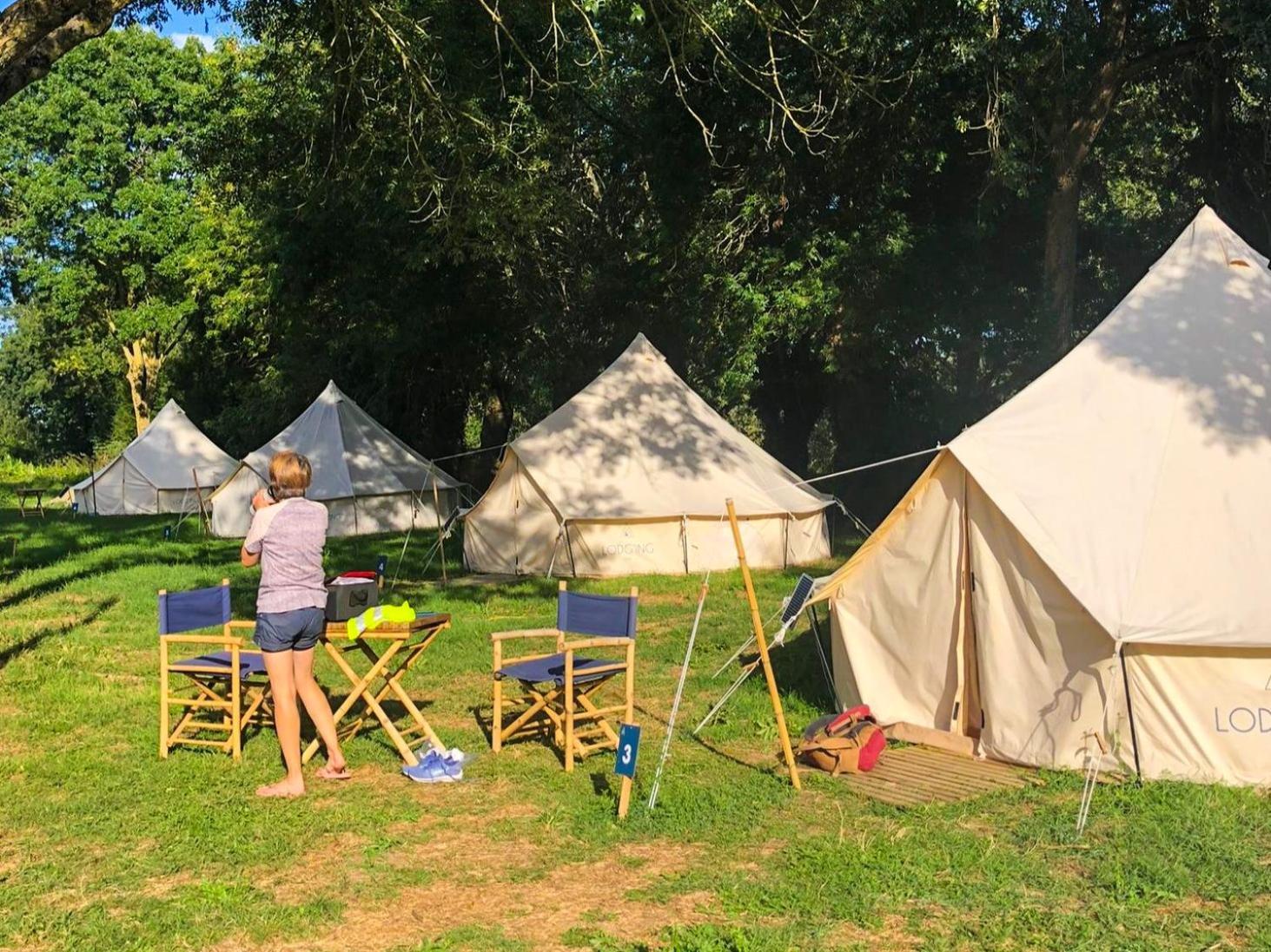 Lodg'ing Nature Camp Anjou Tente de luxe Sainte-Gemme-sur-Loire