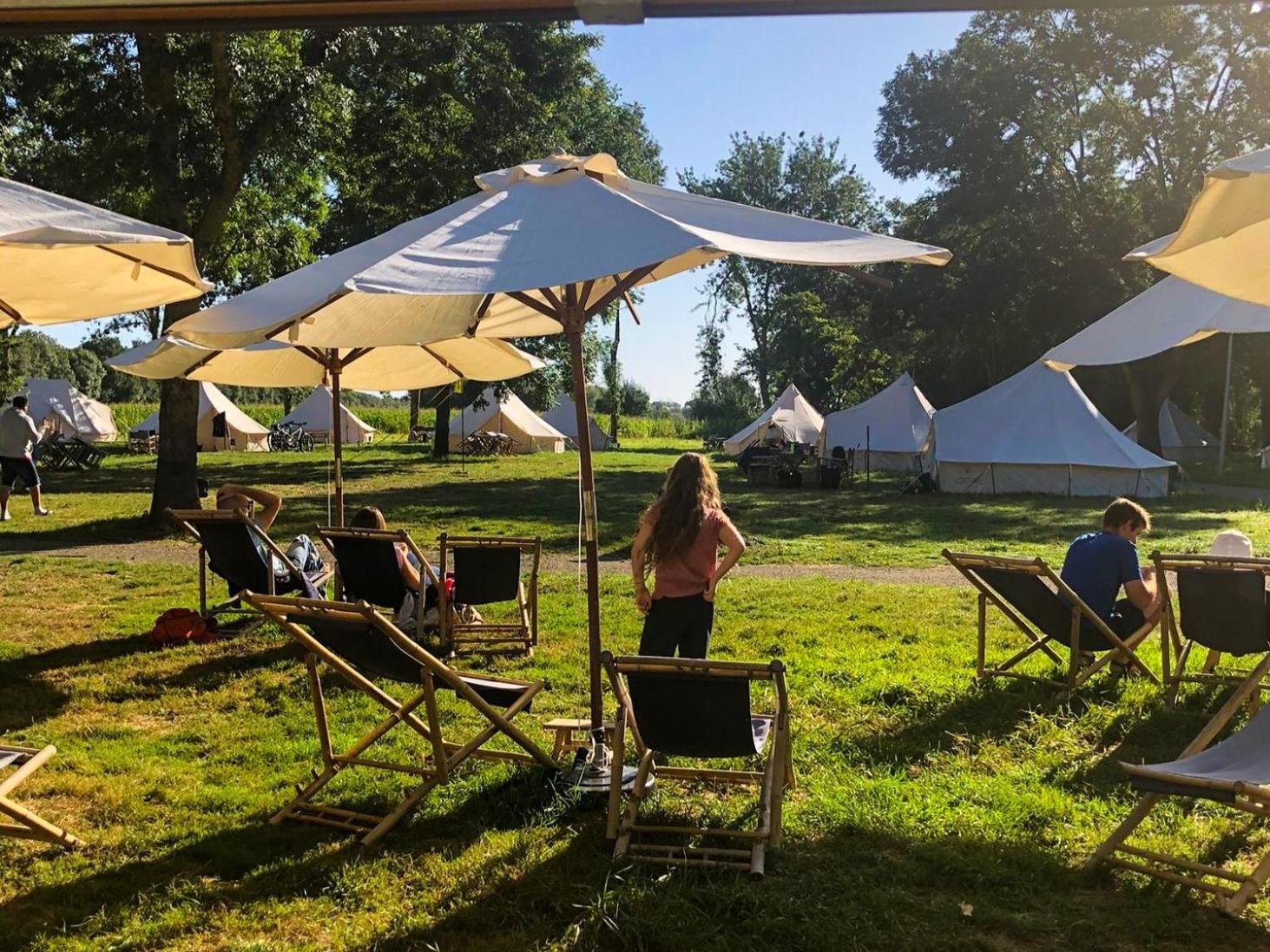 Tente de luxe Lodg'ing Nature Camp Anjou Sainte-Gemme-sur-Loire