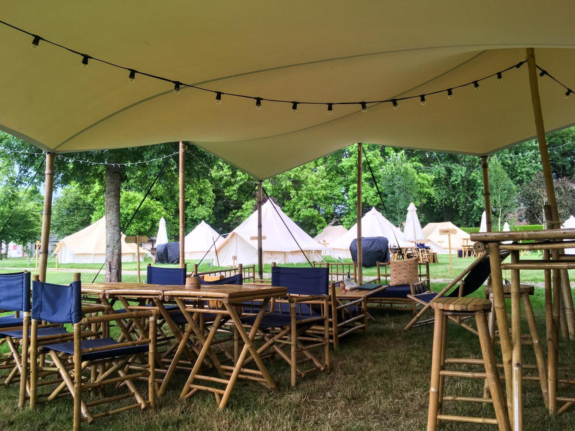 Tente de luxe Lodg'ing Nature Camp Anjou Sainte-Gemme-sur-Loire